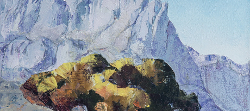 Early Morning - Table Mountain | 2018 | Oil on Canvas | 51 x 30 cm